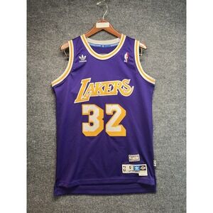 Los Angeles Lakers Magic Johnson Small Adidas Hardwood Classics Throwback Jersey